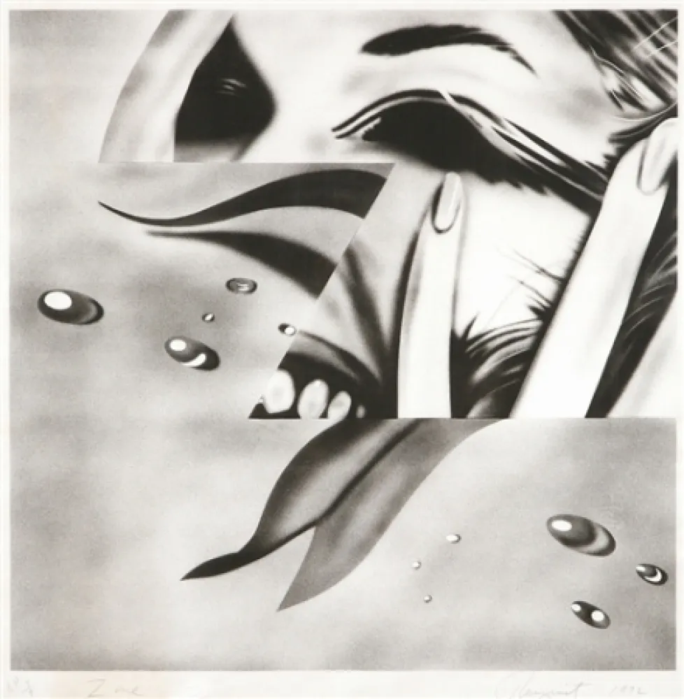 Litografía Rosenquist - Zone