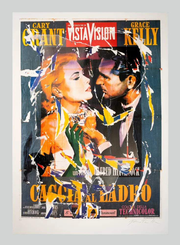 Serigrafía Rotella - Caccia al ladro