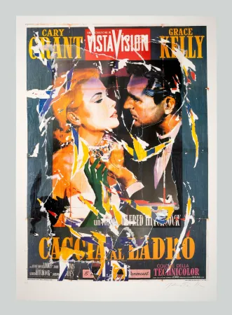 Serigrafía Rotella - Caccia al ladro