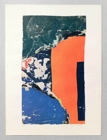 Litografía Rotella - Composizione