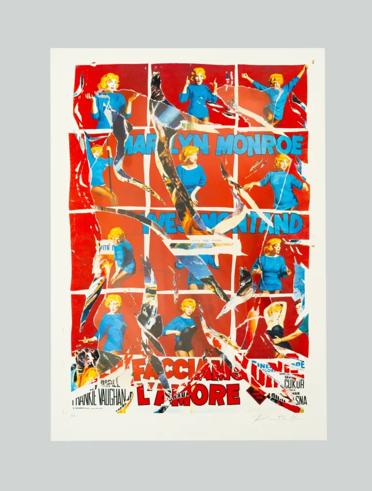 Serigrafía Rotella - Facciamo l'amore