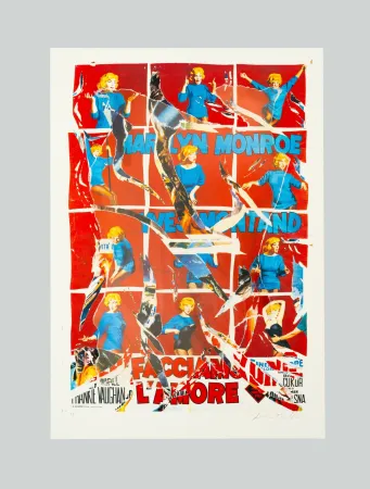 Serigrafía Rotella - Facciamo l'amore