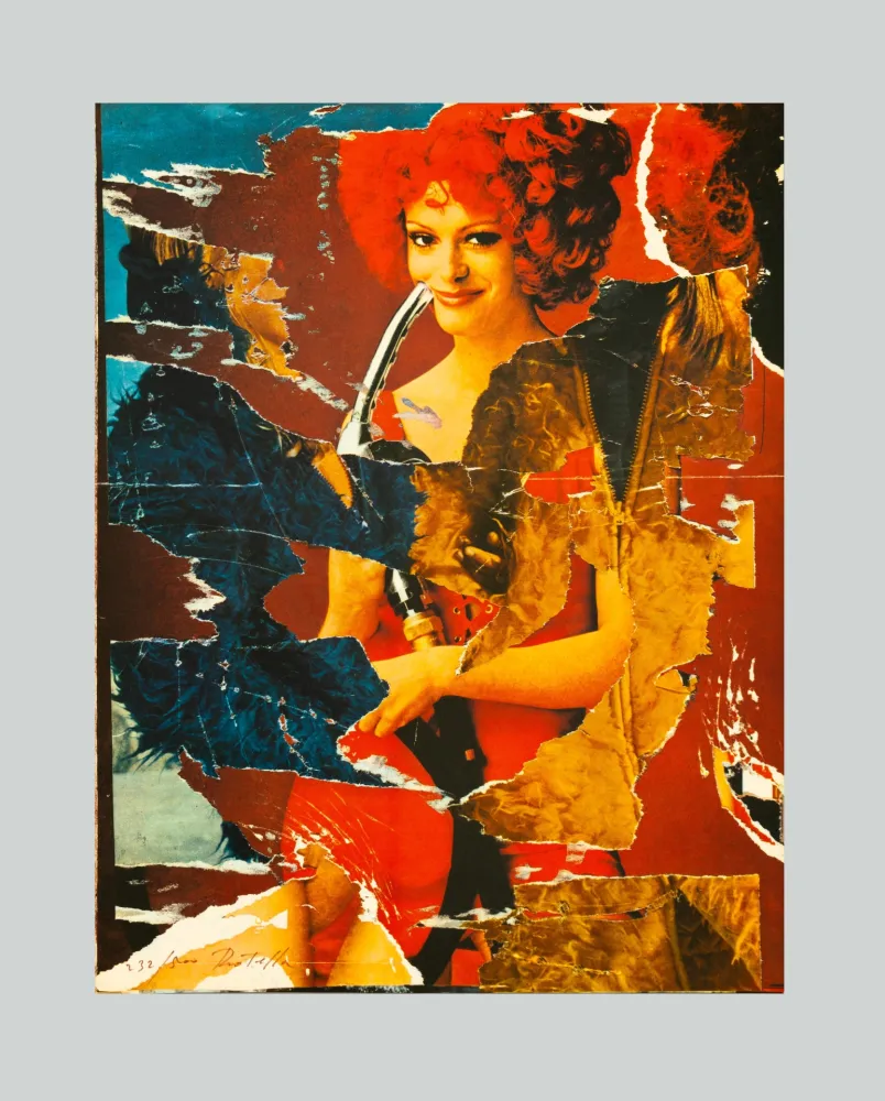 Litografía Rotella - La benzinara