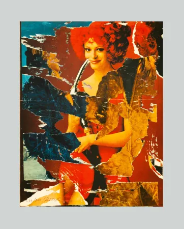 Litografía Rotella - La benzinara