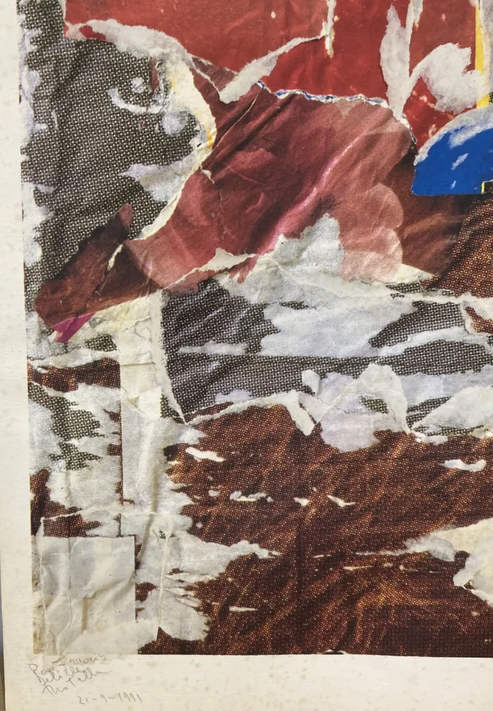 Serigrafía Rotella - Liberté, 1971