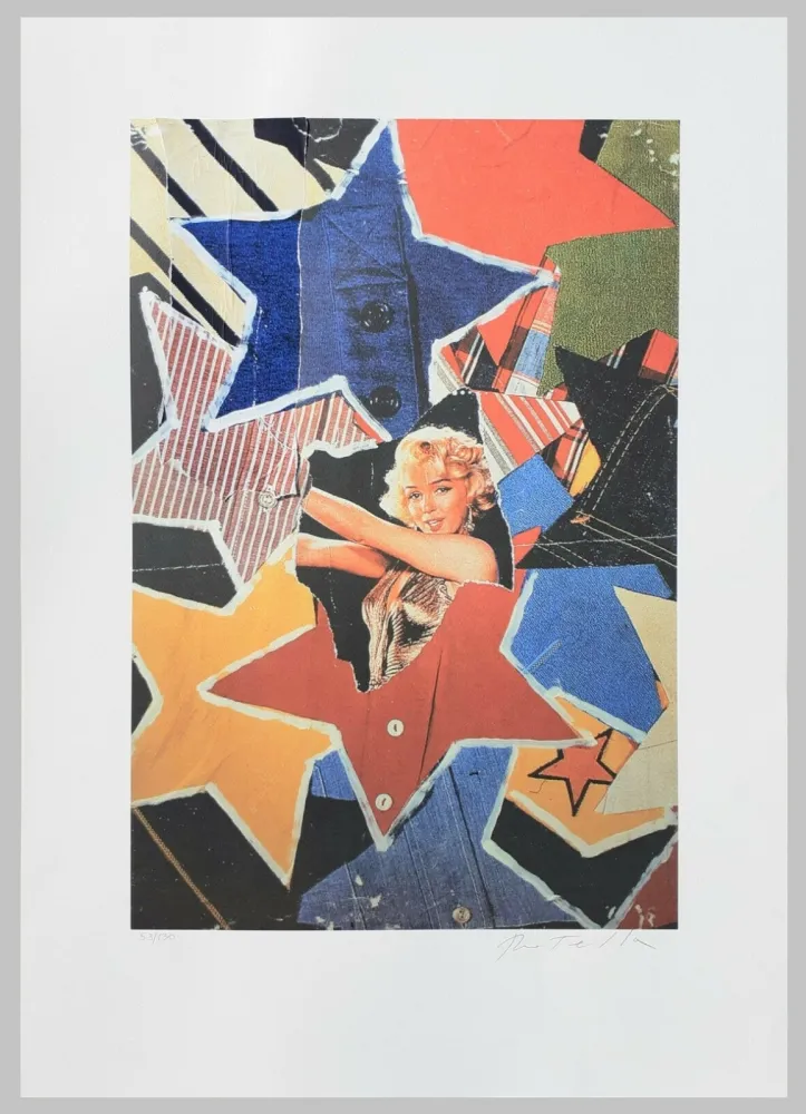 Litografía Rotella - Marylin Monroe