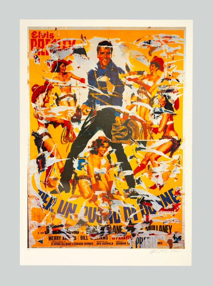 Serigrafía Rotella - Per un pugno di donne