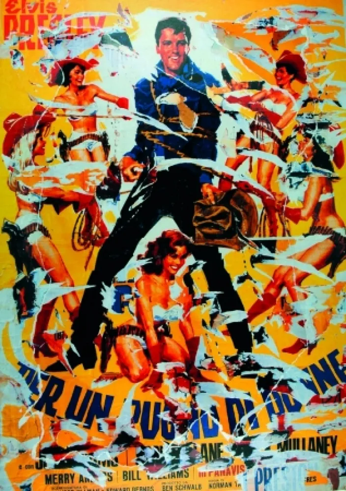 Serigrafía Rotella - Per un pugno di donne