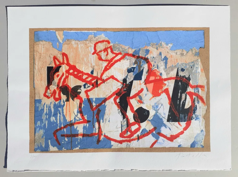 Serigrafía Rotella - Primo Futurismo