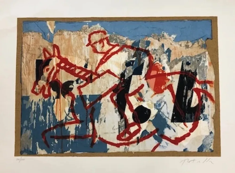 Serigrafía Rotella - Primo futurismo