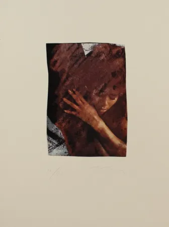 Litografía Rotella - SENZA TITOLO