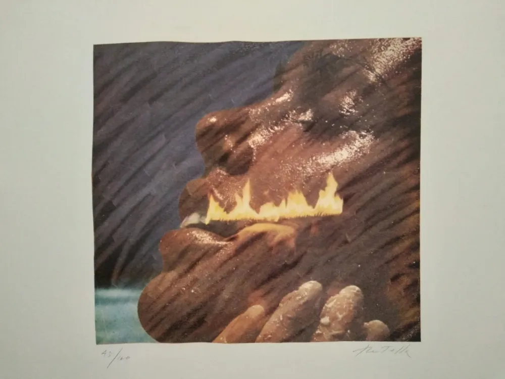 Serigrafía Rotella - UNTITLED