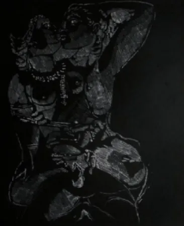 Aguafuerte Y Aguatinta Rouan  - Sans Titre