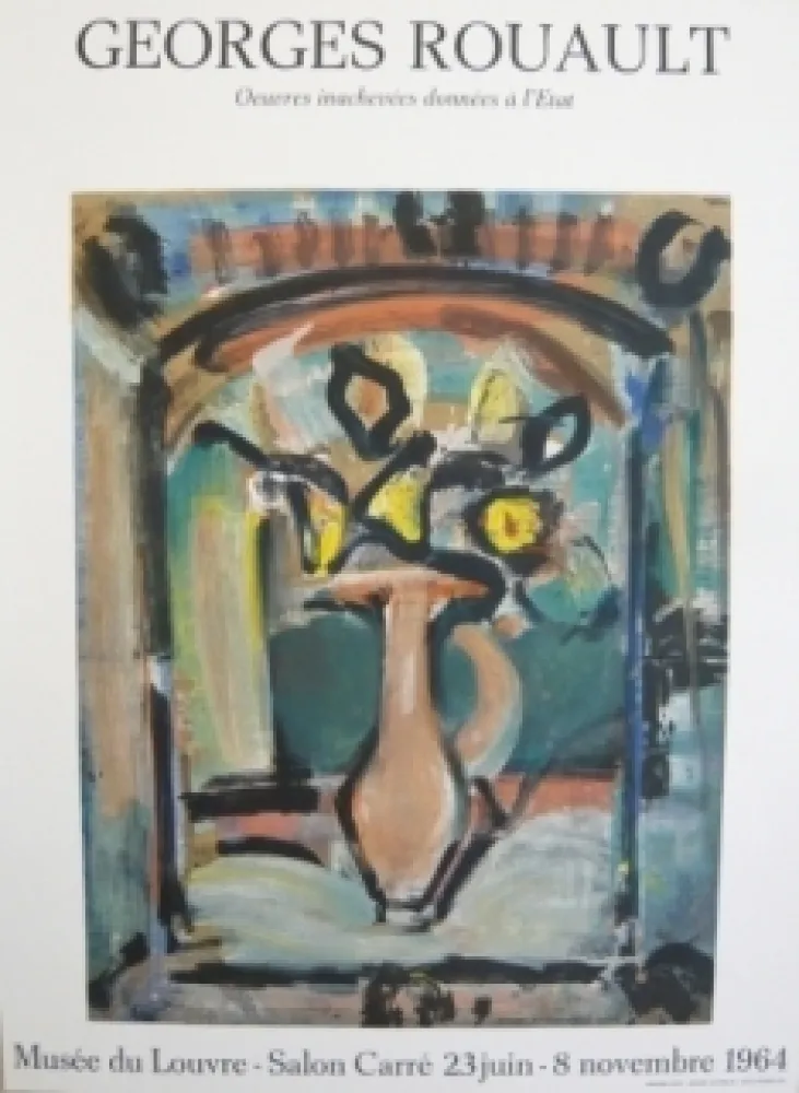 Cartel Rouault - Affiche Musée du Louvre 