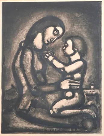 Aguatinta Rouault - Bella Matribus Detestata
