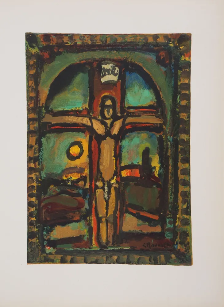 Grabado Rouault - Crucifixion