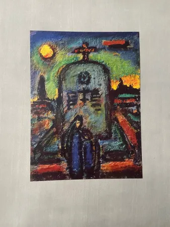 Heliograbado Rouault - De Profundis