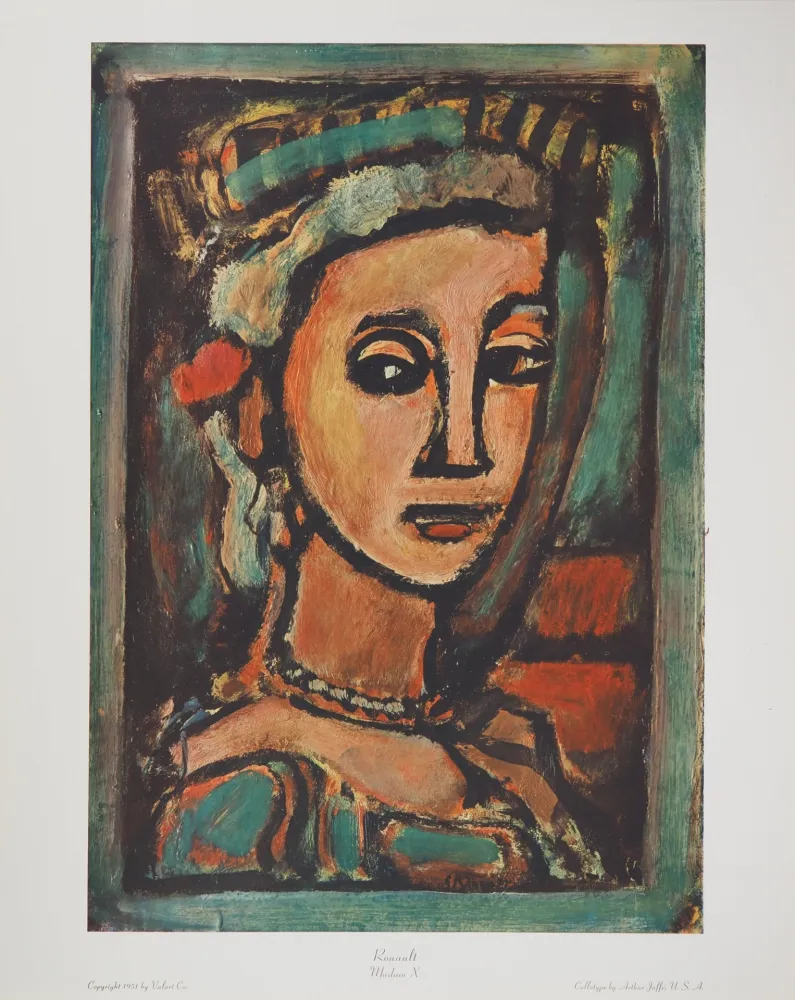 Sin Técnico Rouault - Femme au collier de perles
