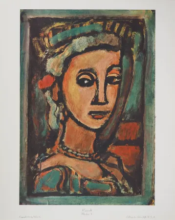 Sin Técnico Rouault - Femme au collier de perles