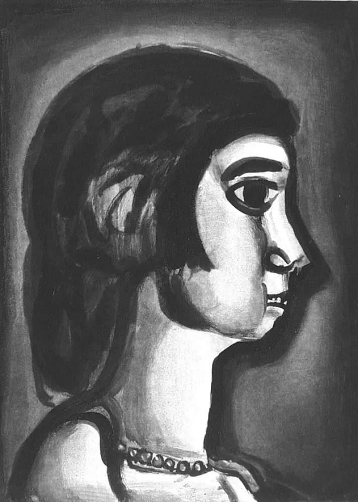 Aguafuerte Y Aguatinta Rouault - Fille dite de joie