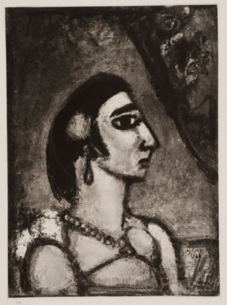 Aguatinta Rouault - La Beautè
