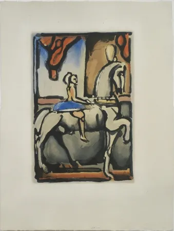 Aguatinta Rouault - La Petite Ecuyere