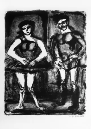 Litografía Rouault - Le dompteur