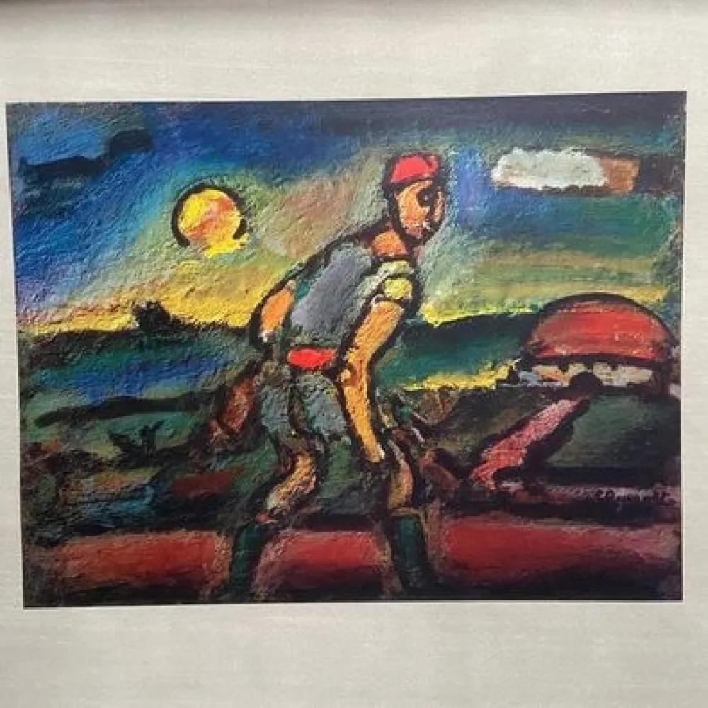 Heliograbado Rouault - Le fugitif