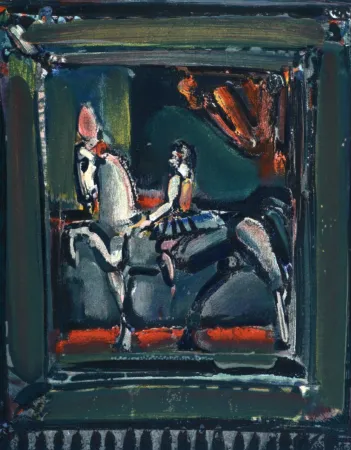 Litografía Rouault -  L'Écuyère (The Circus Rider), 1971