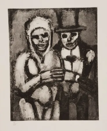 Aguatinta Rouault - Les deux bonnes soeurs