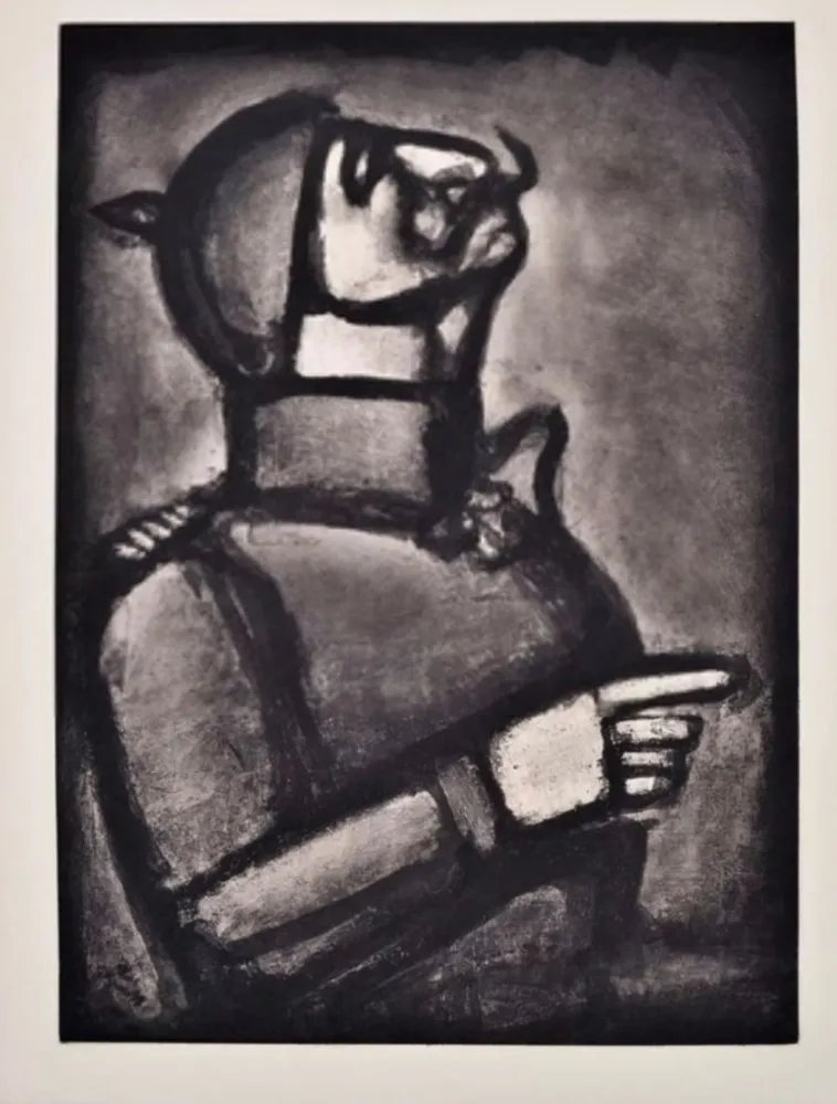 Grabado Rouault - Miser W. 156
