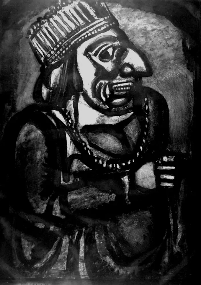 Aguafuerte Y Aguatinta Rouault - Nous croyant rois