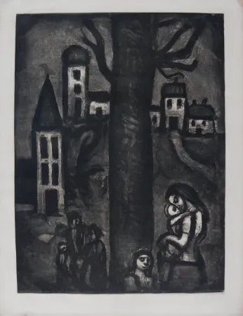 Aguafuerte Y Aguatinta Rouault - The Neighborhood of The Long Suffering