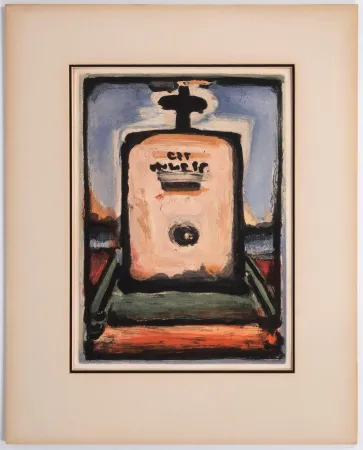 Aguatinta Rouault - Tombeau