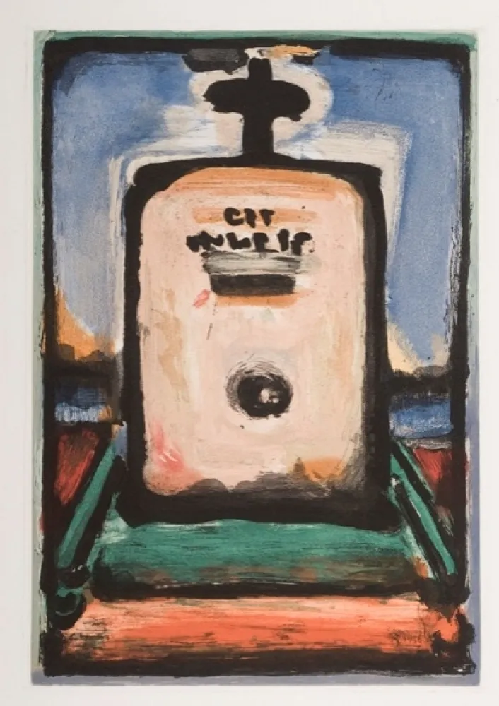 Aguatinta Rouault - Tombeau