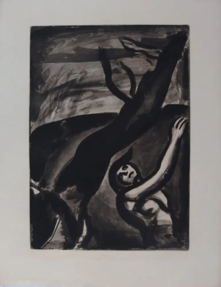 Aguafuerte Y Aguatinta Rouault - Tomorrow will be nice, said the shipwreck