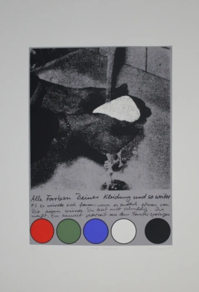 Serigrafía Rühmann - Scharfe Überlegung