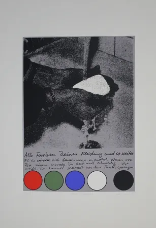 Serigrafía Rühmann - Scharfe Überlegung