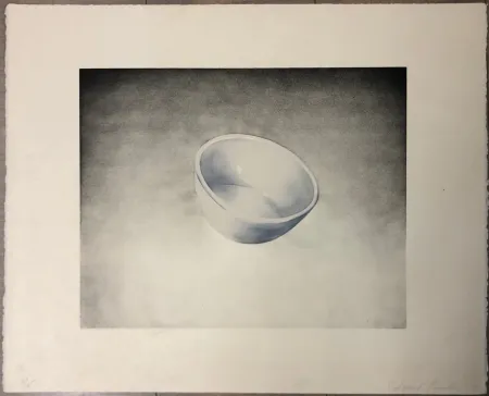 Litografía Ruscha - Bowl, from domestic tranquility series