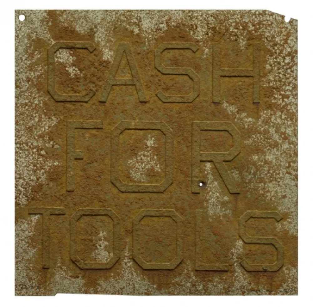 Múltiple Ruscha - Cash For Tools 2, from Rusty Signs