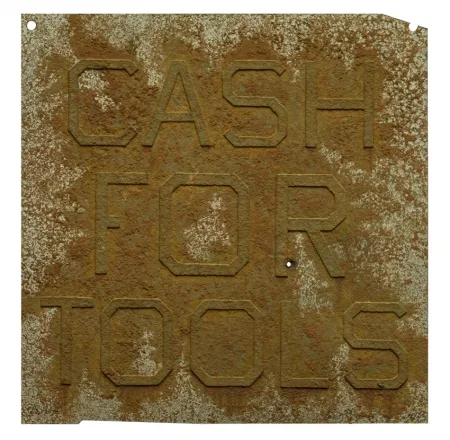 Múltiple Ruscha - Cash For Tools 2, from Rusty Signs