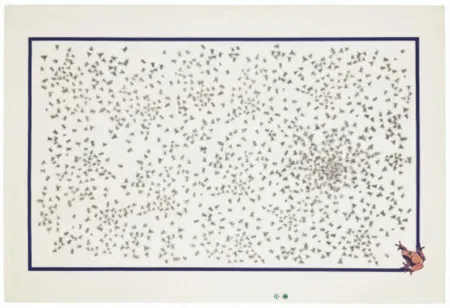 Litografía Ruscha - Flies and Frog