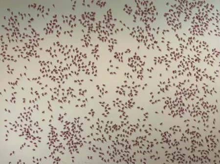 Serigrafía Ruscha - Red Ants from the Insects Portfolio