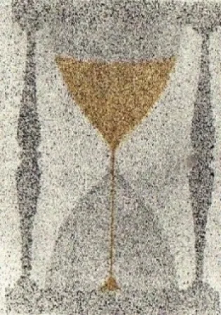 Aguafuerte Y Aguatinta Ruscha - Reloj de arena 