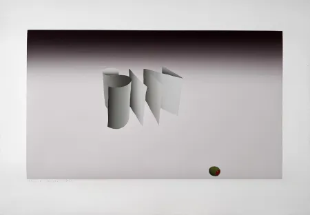 Litografía Ruscha - Sin 