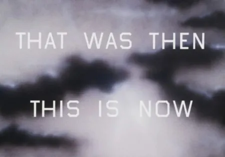 Litografía Ruscha - That Was Then, This Is Now