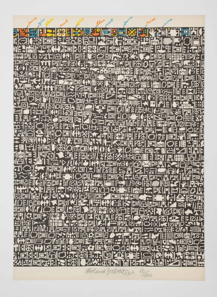 Litografía Sabatier - Sans titre.