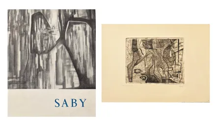 Libro Ilustrado Saby - Catalogue avec gravure originale signée
