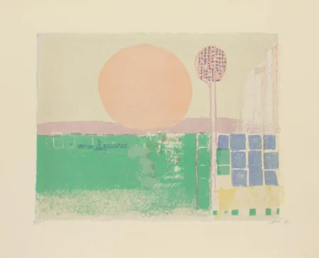 Litografía Saetti - SEI MURI DI SAETTI