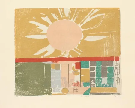 Litografía Saetti - SEI MURI DI SAETTI